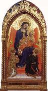 Gentile da Fabriano Madonna and child,with sts.lawrence and julian Germany oil painting artist